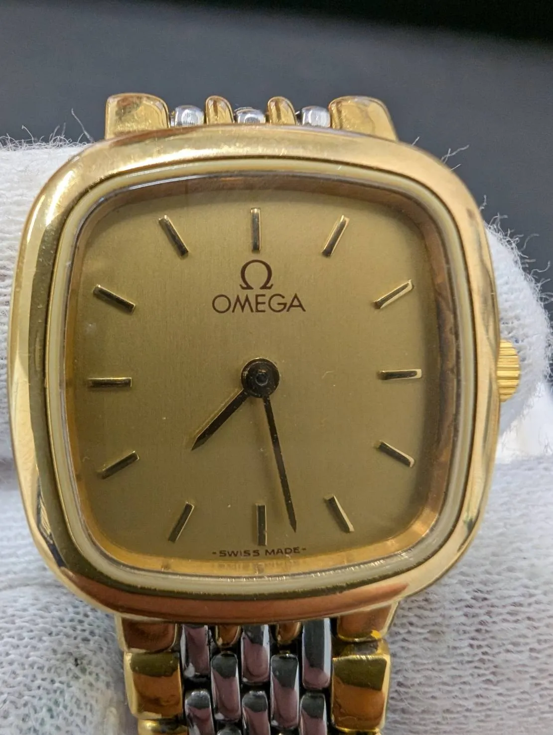 オメガ デビルスクエアの買取をさせていただきました。